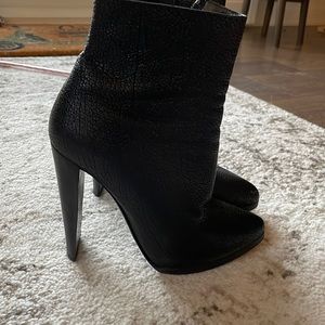 Philip Lim 3.1 textured leather ankle boot. Sz 38